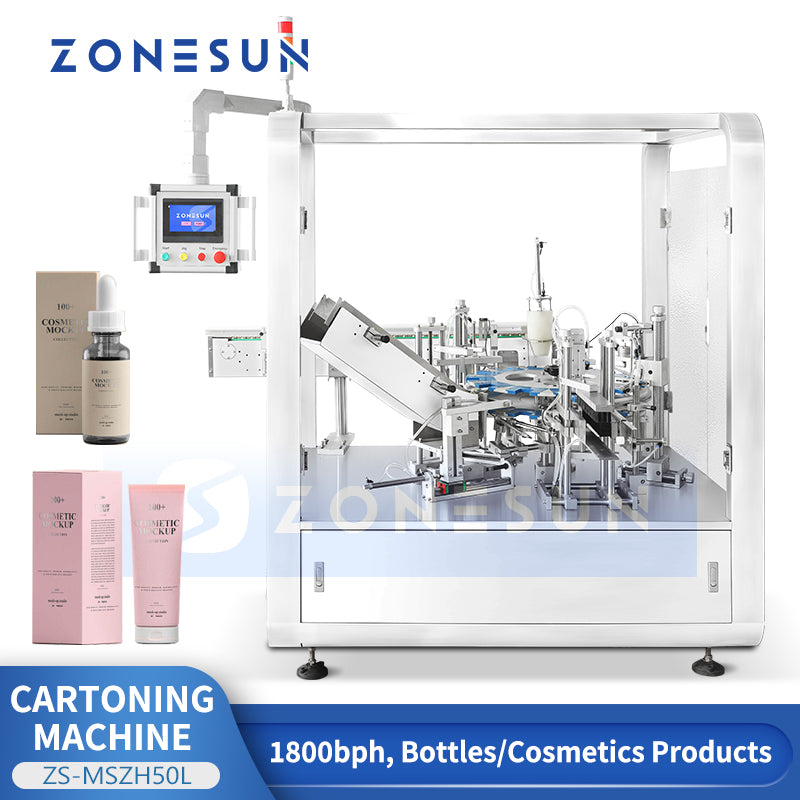 Zonesun ZS-MSZH50L Automatic Vertical Cartoning Machine