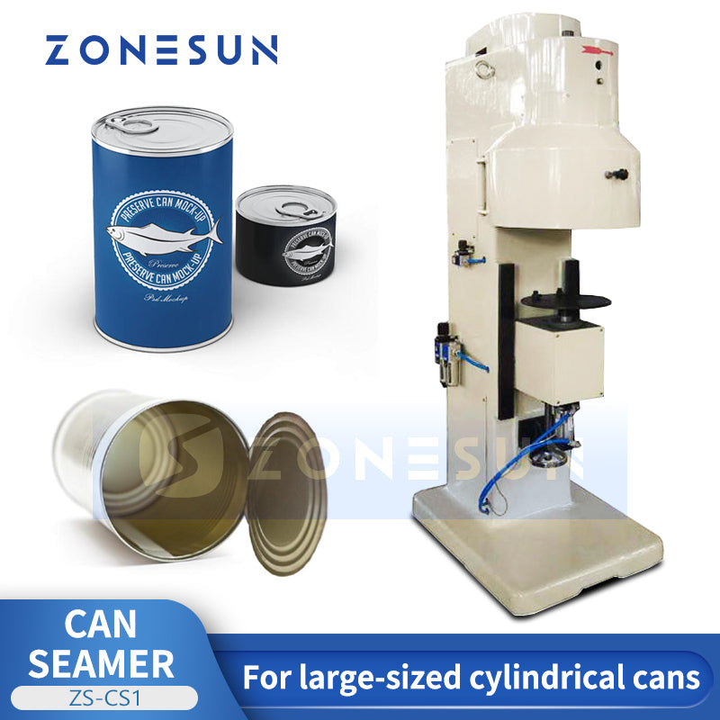 Zonesun ZS-CS1 Can Seamer | Large-sized Cylindrical Cans