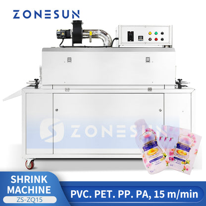 Zonesun ZS-ZQ15 Steam Shrink Sleeve Tunnel