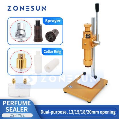 Zonesun ZS-TYG2 Dual-use Manual Perfume Bottle Crimper