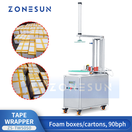 ZONESUN Automatic Tape Wrapping Machine ZS-TW5050