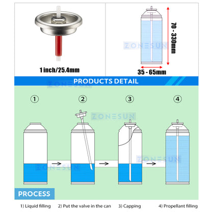 Zonesun ZS-QW1600L Aerosol Canning Monoblock