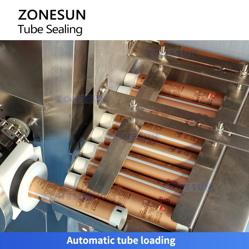 Zonesun ZS-TFS6 Linear Ultrasonic Tube Filling and Sealing Machine Tube Loading