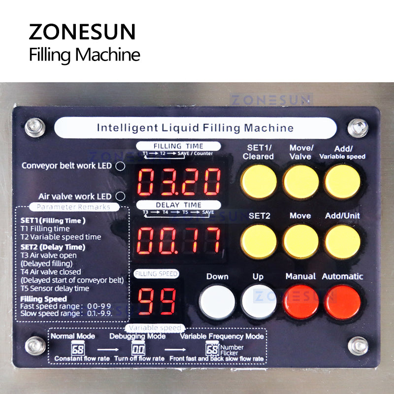 Zonesun ZS-DTPP100C Single Head Peristaltic Pump Liquid Filling Machine