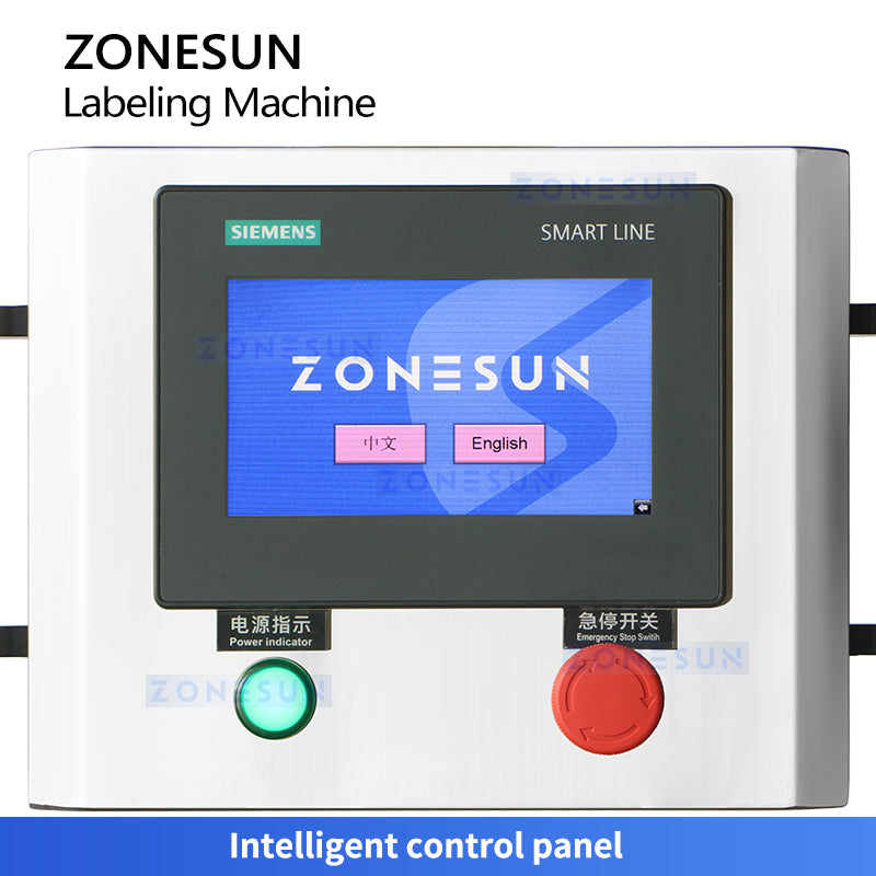 Zonesun ZS-TB600D F-Style Bottles Double-Sided Labeling Machine