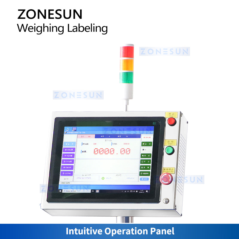 Zonesun ZS-ZBTB1 Weigh-Price Labeler Touch Screen