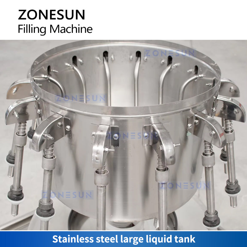 Zonesun ZS-HXF12 Rotary Wine Filling Machine Liquid Tank