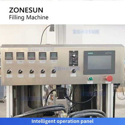 Zonesun ZS-JRF4 4 Head Hot Filling Machine Operation Panel