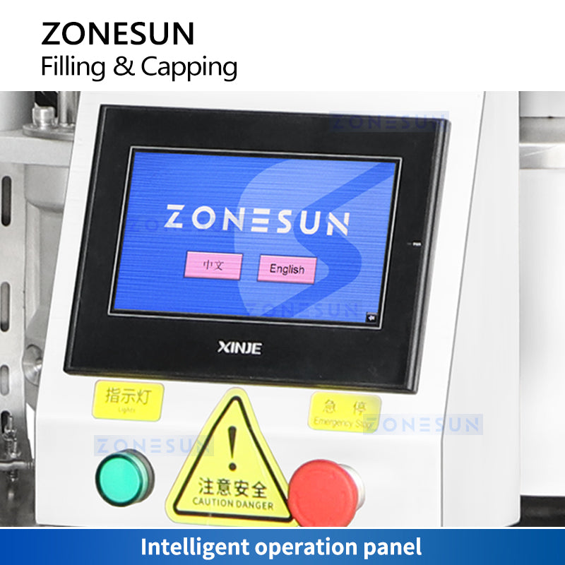 Zonesun ZS-AFC39 Vial Filling and Capping Monoblock Touch Screen