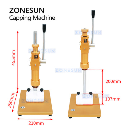 Zonesun ZS-TYG2 Dual-use Manual Perfume Bottle Crimper