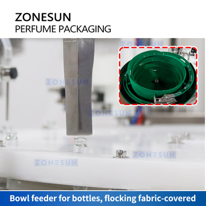 ZONESUN ZS-AFC7C Perfume Bottle Filling Machine Scent Fragrance Packaging Monoblock