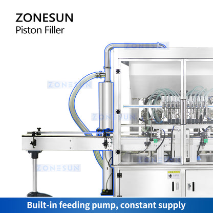ZONESUN ZS-YT12T-12PX Automatic Piston Filler Feeding Pump