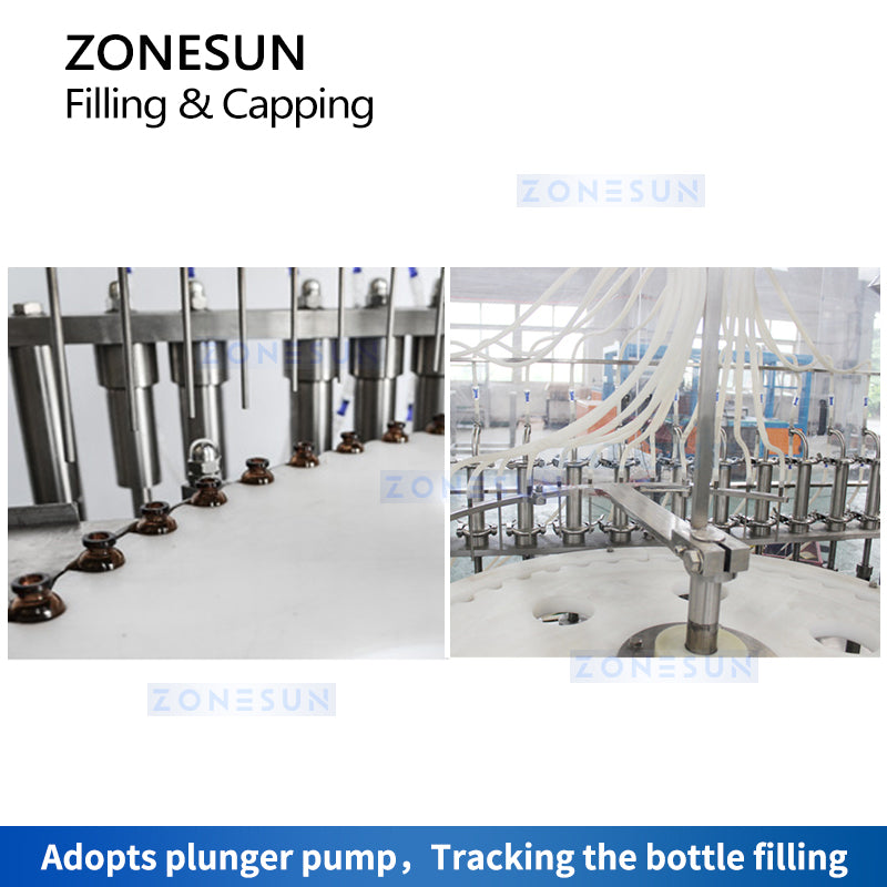 ZONESUN Automatic Vial Filling and Capping Machine ZS-AFC16P 16 Heads