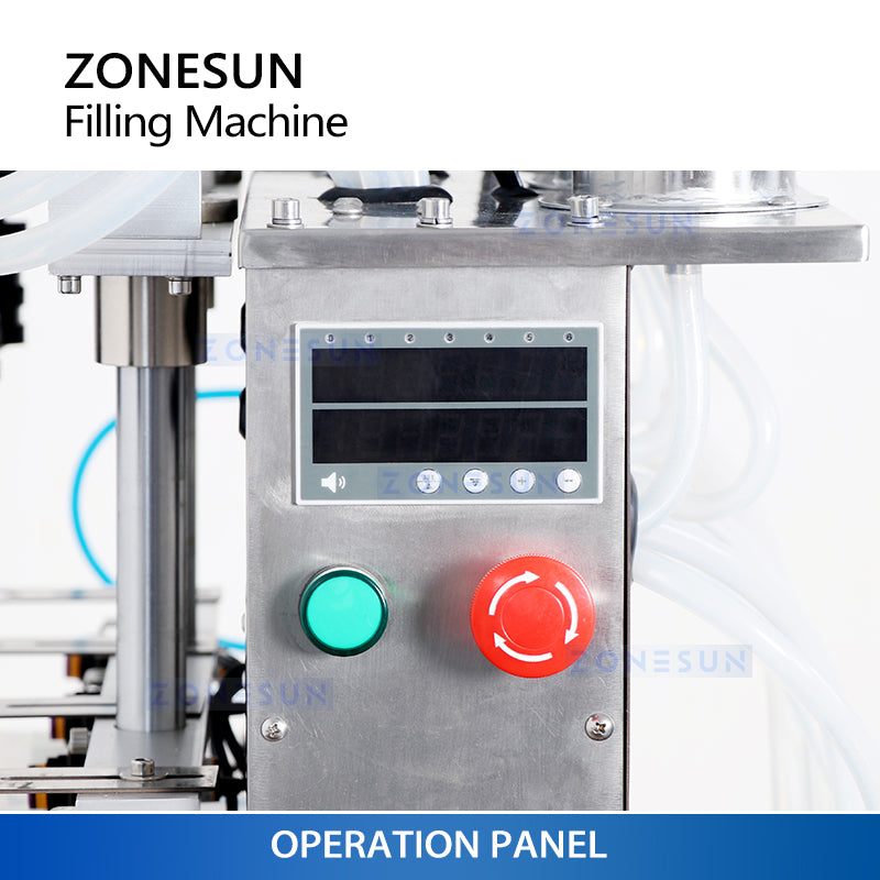 ZONESUN ZS-YTZL500 Máquina semiautomática de llenado de perfume líquido al vacío con 4 boquillas