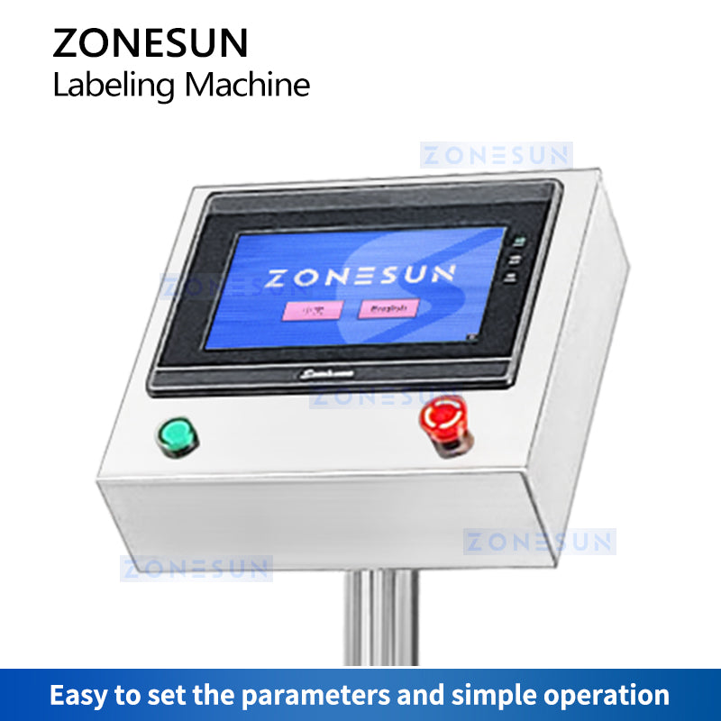 ZONESUN Automatic Label Applicator ZS-TB550V Control Panel
