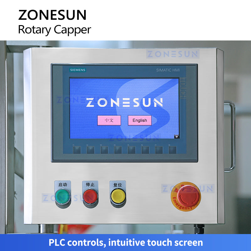 Zonesun ZS-XG440Q Rotary Capper Controls