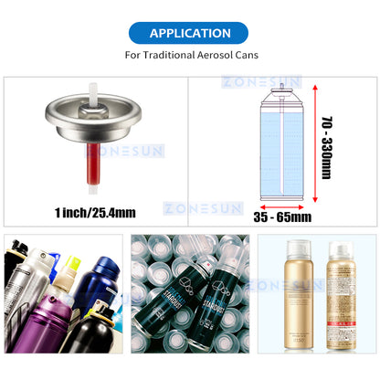 Zonesun ZS-CQ2 Aerosol Can Gas Filler Applications