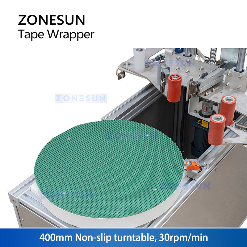 ZONESUN Automatic Tape Wrapping Machine ZS-TW5050 Turntable