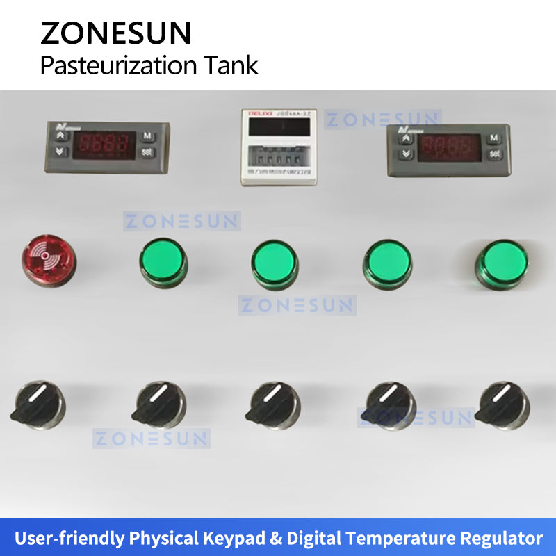 Zonesun ZS-PRT100L Pasteurization & Refrigeration Tank Control Panel