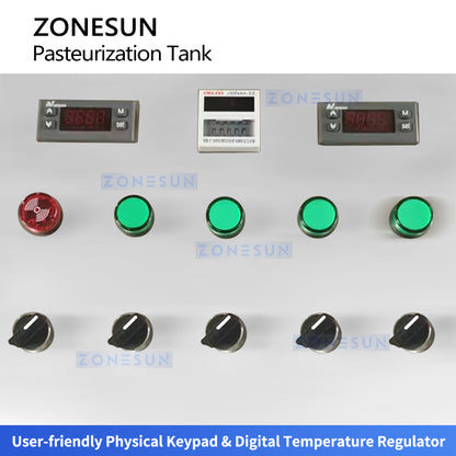 Zonesun ZS-PRT100L Pasteurization & Refrigeration Tank Control Panel