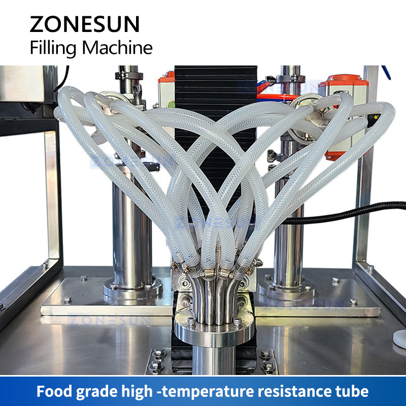 ZONESUN ZS-FM250 Dual-Color Swirl Filling Machine Stripe Filler Filling Heads