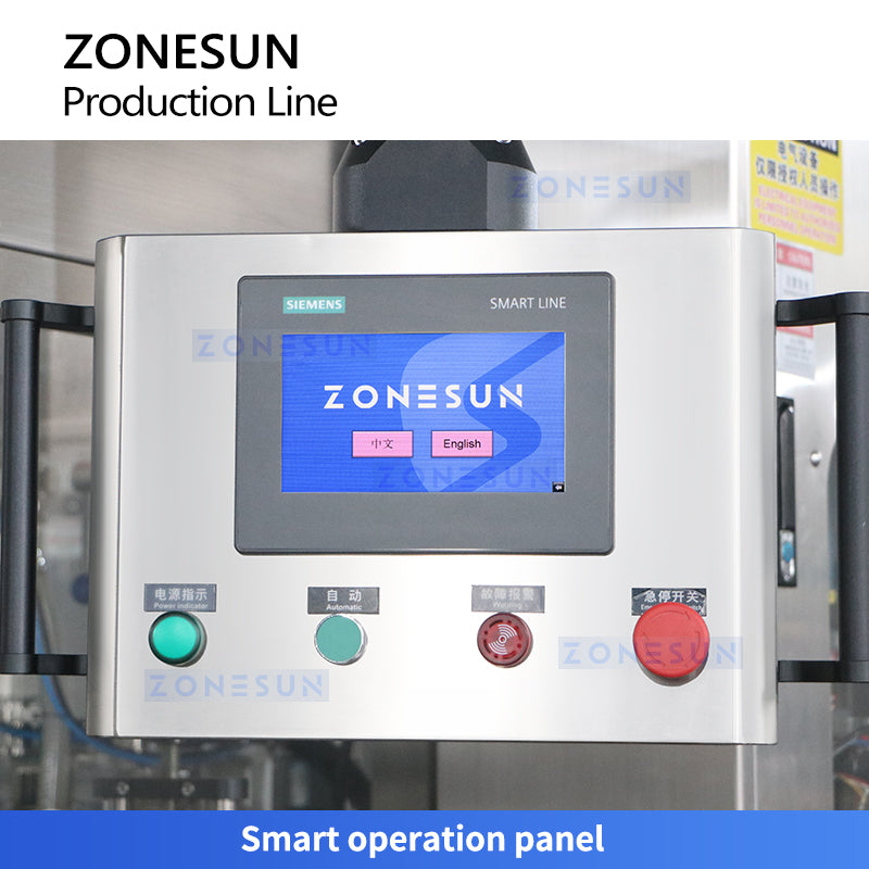 Zonesun ZS-FAL180Z10 Servo Filling Machine Control Panel