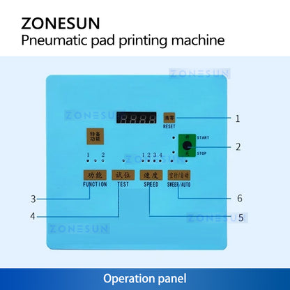 Zonesun ZS-QYY1 Pad Printing Machine Operation Panel