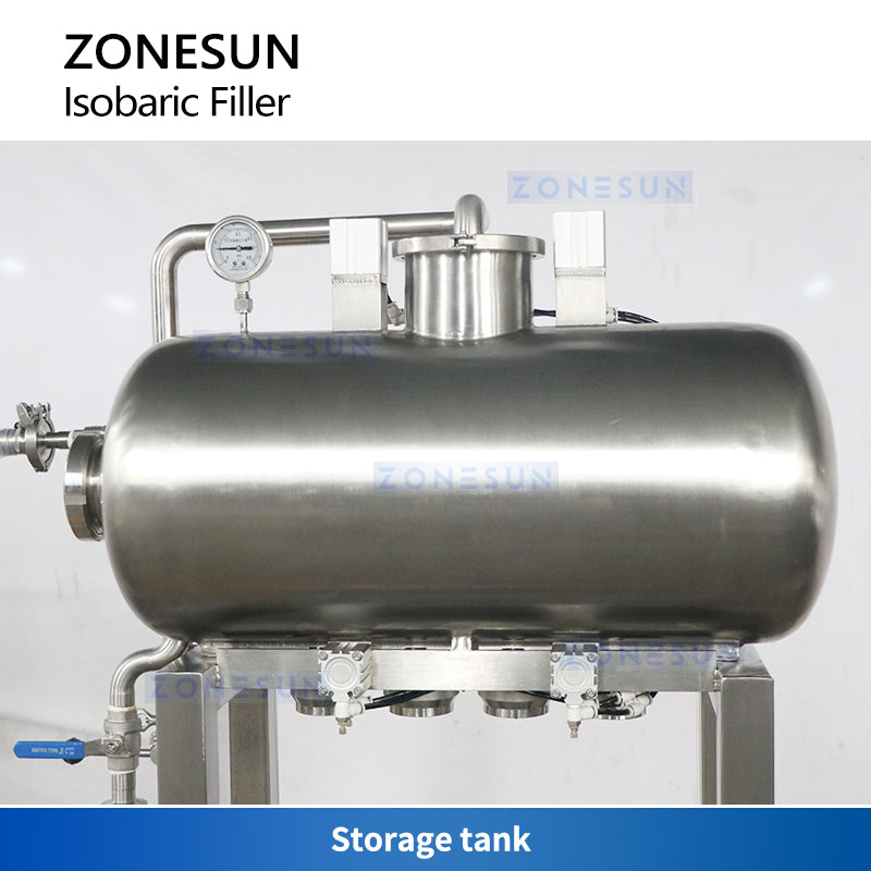 ZONESUN ZS-CF4A Carbonated Drinks Filling Machine Storage Tank