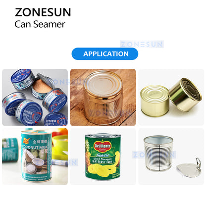 Zonesun ZS-CS1 Can Seamer | Large-sized Cylindrical Cans