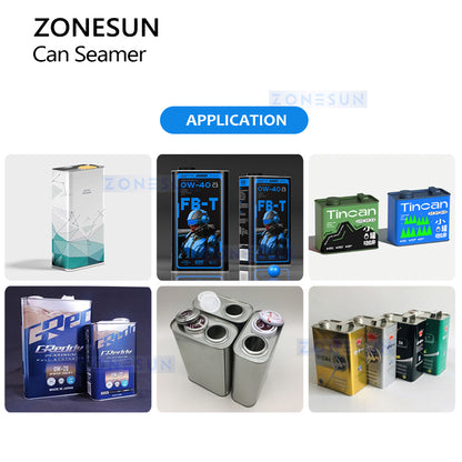 Zonesun ZS-CS2 Can Seamer | Large-sized Rectangular Cans