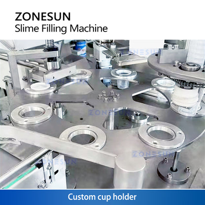 Zonesun ZS-SFC1 Slime Filling and Capping Machine Customized Star Wheel