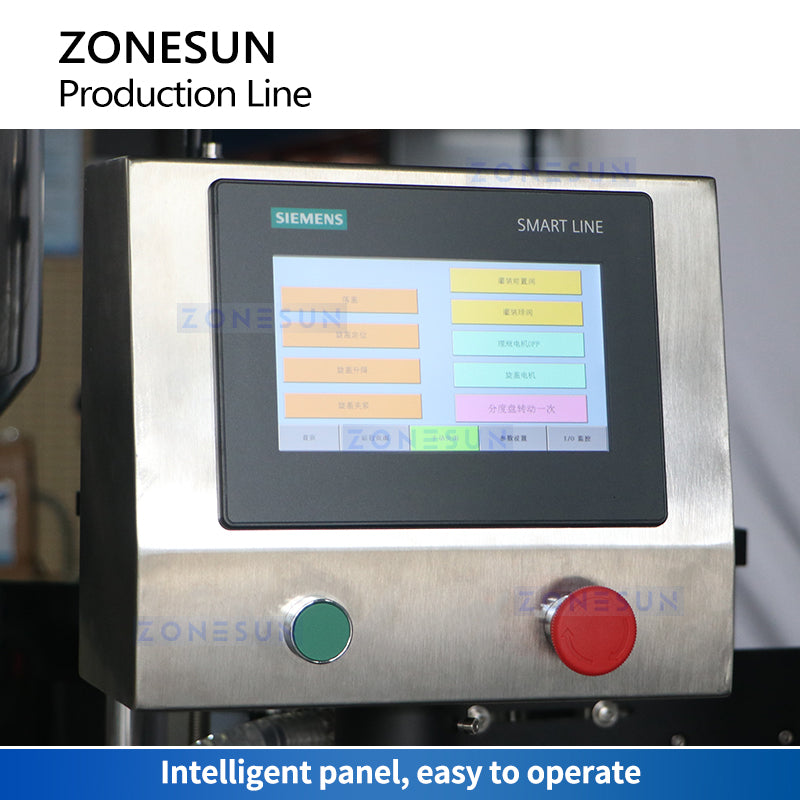 ZONESUN ZS-AFCL3 Automatic Filling Capping and Labeling Machine Bottle Packaging Line
