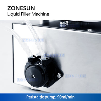 ZONESUN ZS-M90 1-50ml Pequeña máquina automática de llenado de pesaje de líquidos