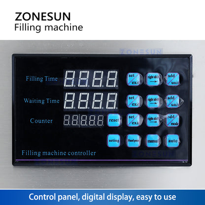 ZONESUN ZS-NP2 Nail Polish Filling Machine Controls