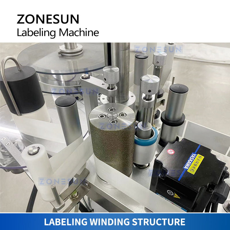 ZONESUN ZS-TB140 Automatic Label Applicator Wrap Around Labeling Machine