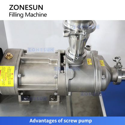 Zonesun ZS-TSP5A Thick Paste Filling Machine for Liquid with Particles