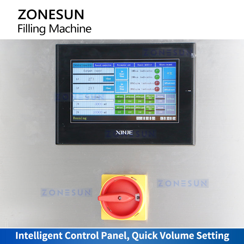 Zonesun ZS-BIB01D Bag in Box Filler Touch Screen