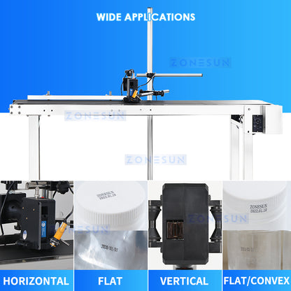 Máquina automática de impressão a jato de tinta ZONESUN