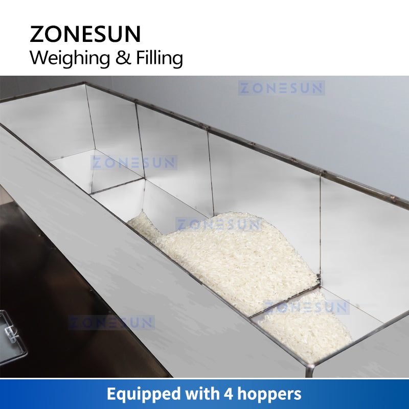 ZONESUN ZS-GW4C Automatic Vibratory Filler Bulk Hopper