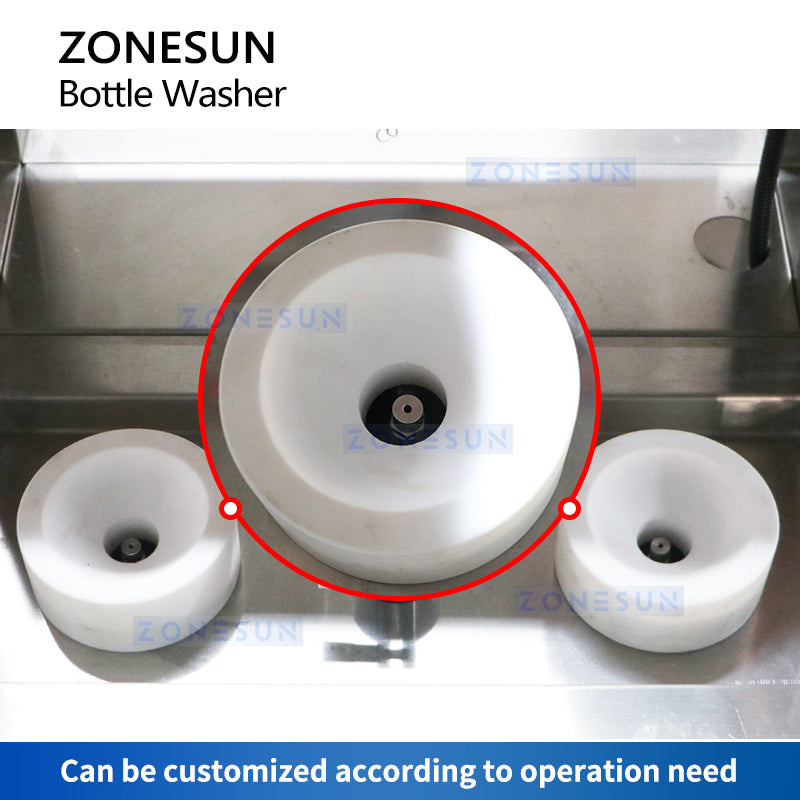 Zonesun Bottle Washer ZS-WB2S Dual heads