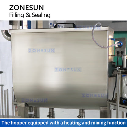 ZONESUN ZS-AFS07 Automatic Cup Filling and Sealing Machine Hopper