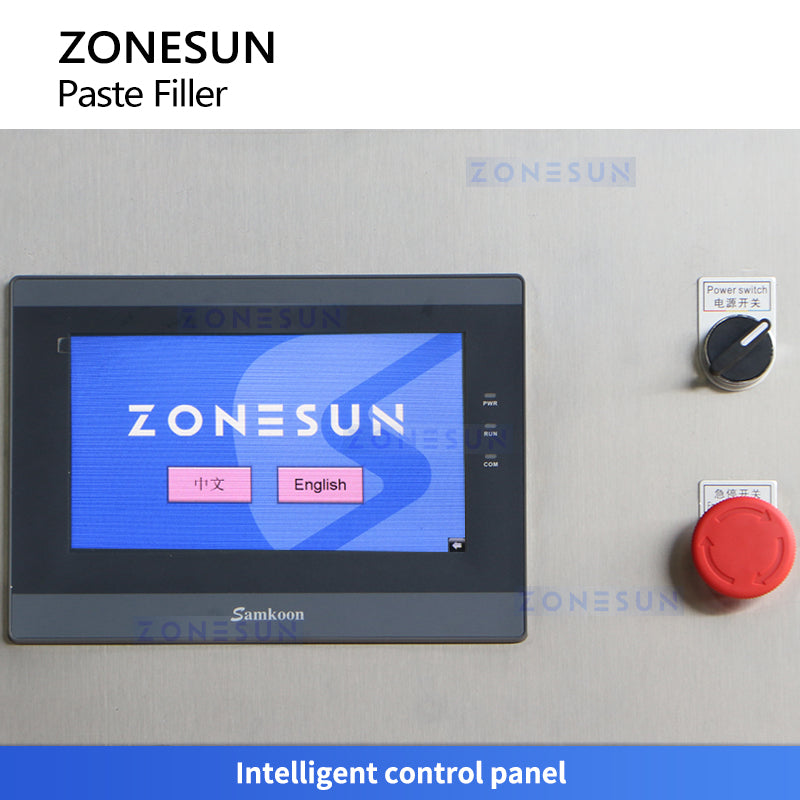 Zonesun ZS-GPSV2 Servo Gear Pump Filler Touch Screen