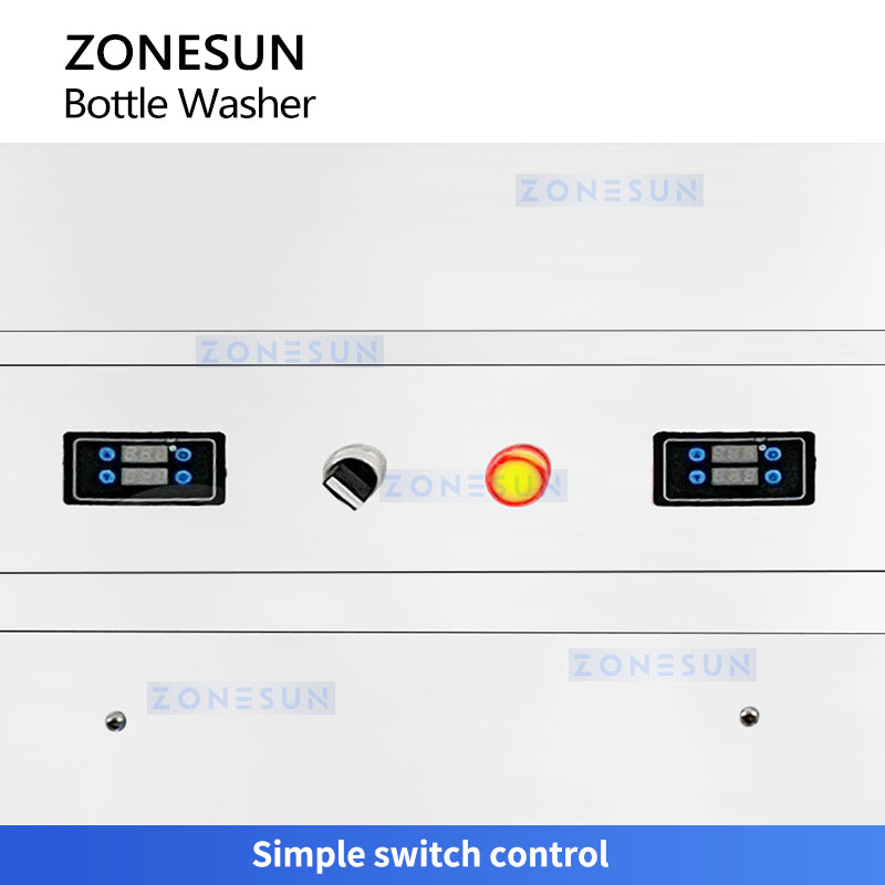 Zonesun ZS-WB4S Semi-automatic Bottle Rinser Control