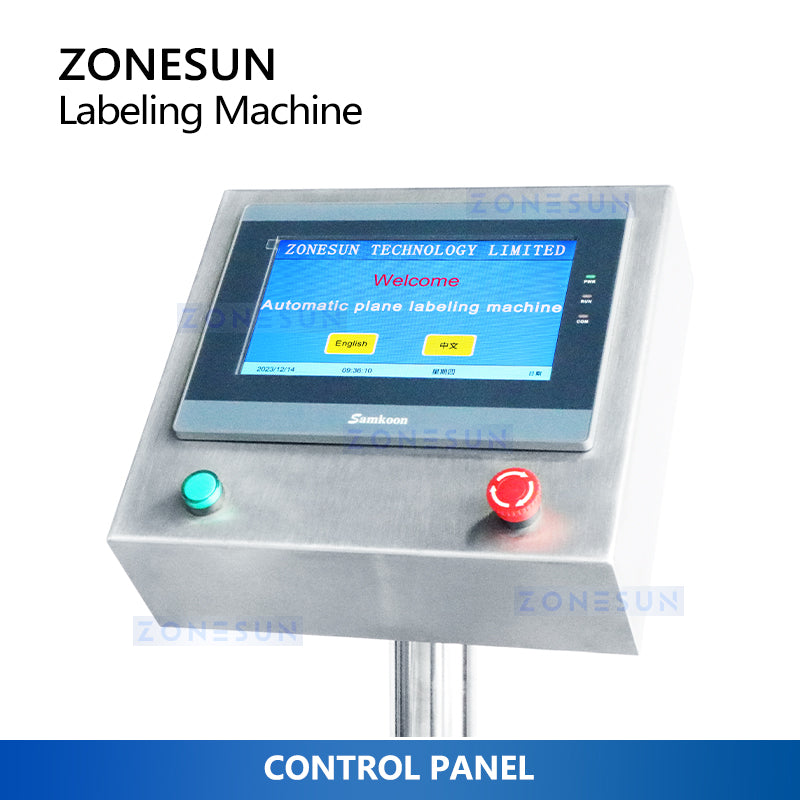 ZONESUN ZS-TB831ST Automatic Three Side Labeling Machine Flat Surface Label Applicator