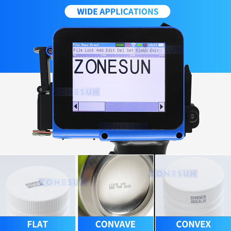 Zonesun ZS-DC1S Mini Inkjet Printer Application