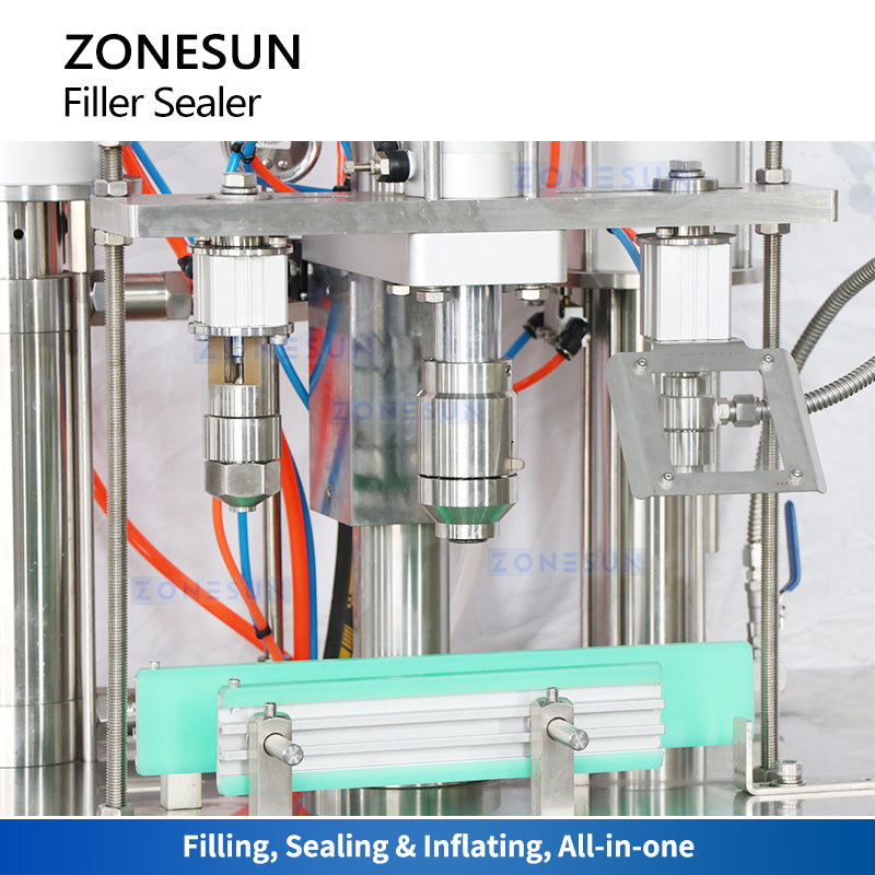 ZONESUN ZS-QWFS1 Aerosol Can Filling & Sealing Machine Details