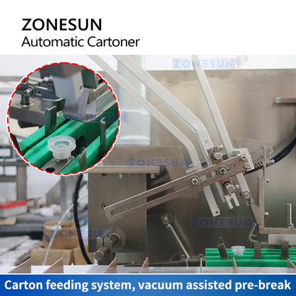 ZONESUN ZS-ZH120 Automatic Cartoner Feeding System