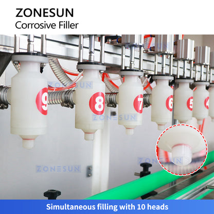 Zonesun ZS-YTCR10A Corrosive Filling Machine Filling Head