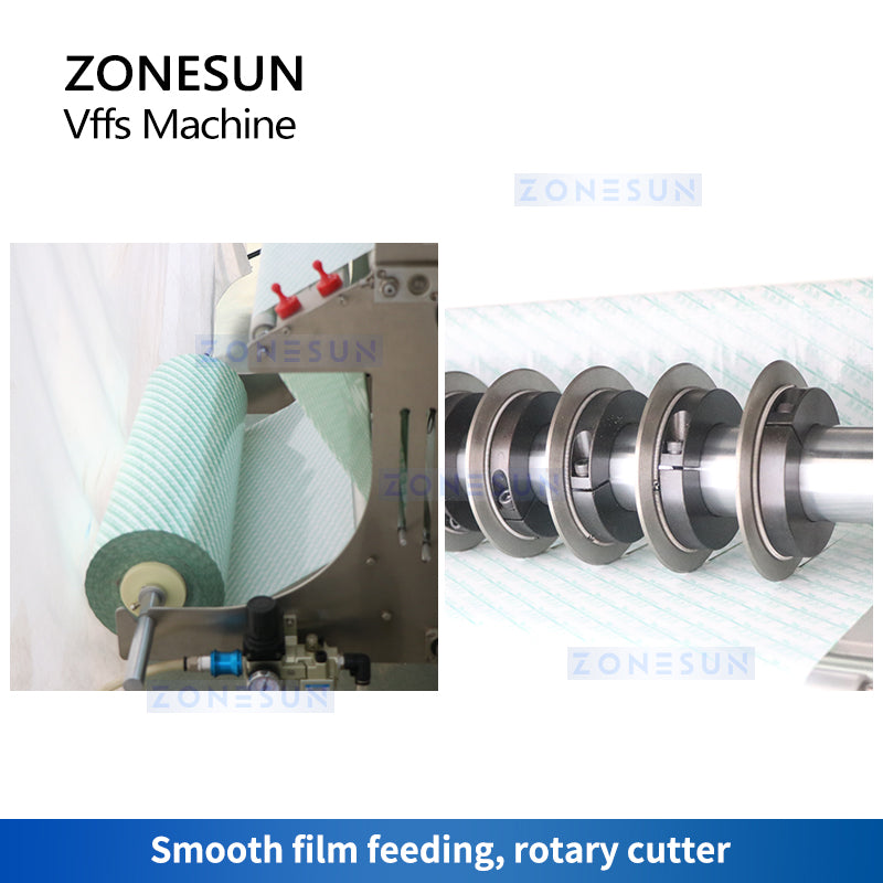 ZONESUN Automatic VFFS Granule Packaging Machine Vertical Form Fill Seal Bagger Stick Sachet 12 Lanes ZS-FSL12