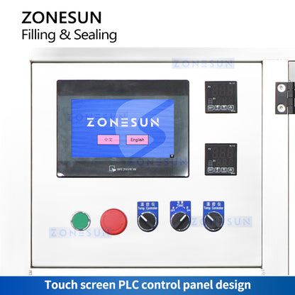 ZONESUN ZS-AFS07 Automatic Cup Filling and Sealing Machine Controls